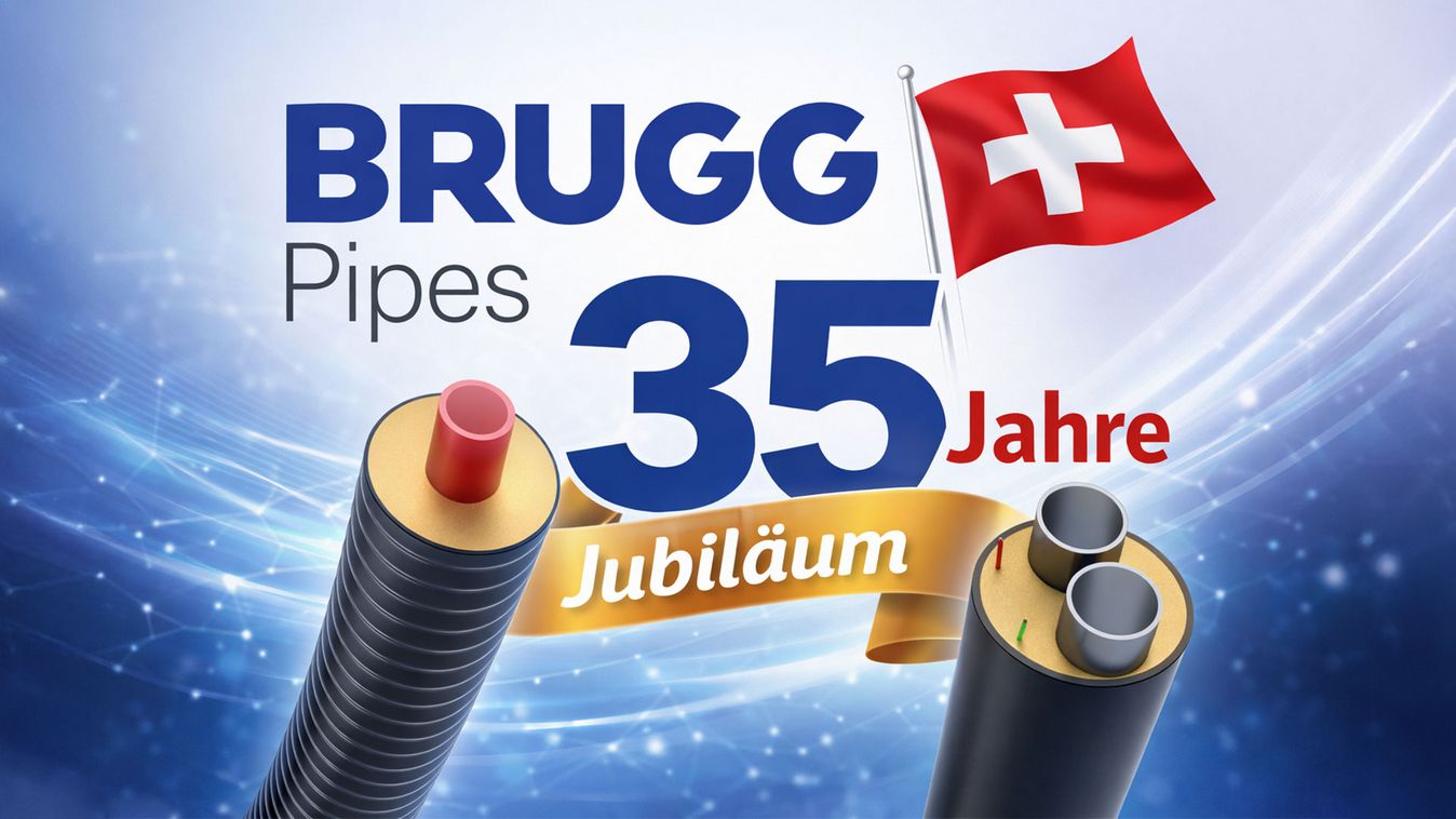 35 Jahre BRUGG Pipes Schweiz