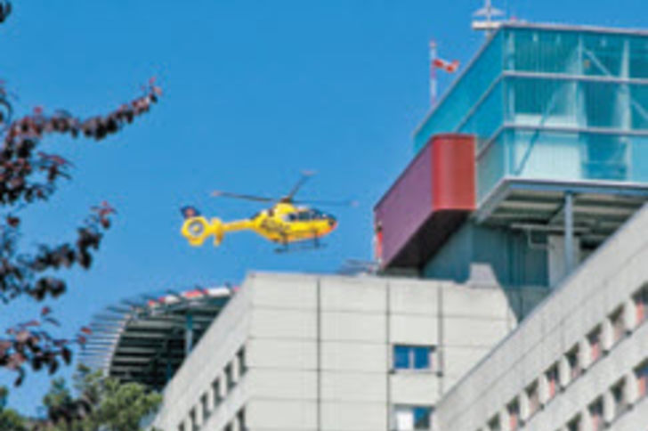 Tubo de seguridad FLEXWELL (FSR) - Hospital en Augsburgo (Alemania), 2014