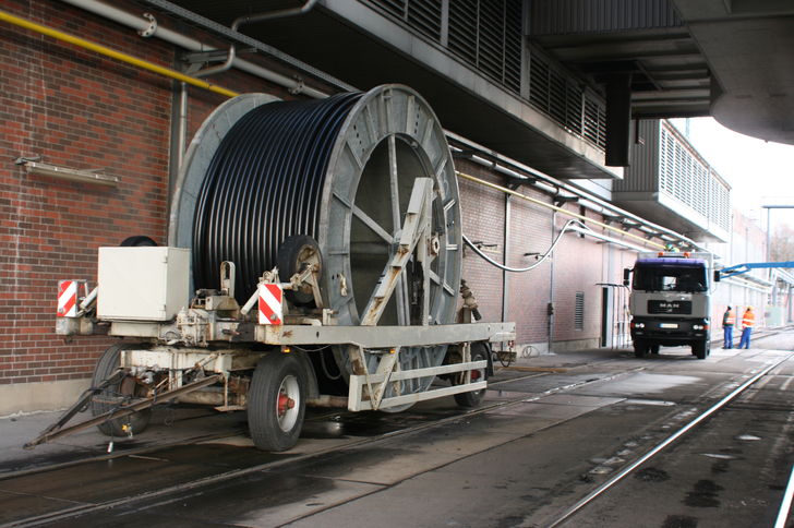 Tubo de seguridad FLEXWELL (FSR) - Central eléctrica de gran potencia en Mannheim (Alemania), 2013