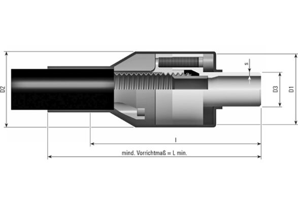  End coupling GRAPA