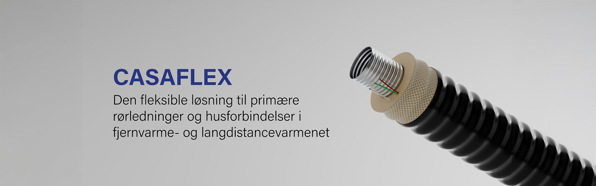CASAFLEX fjernvarmerør til høje temperaturer og tryk | BRUGG Pipes